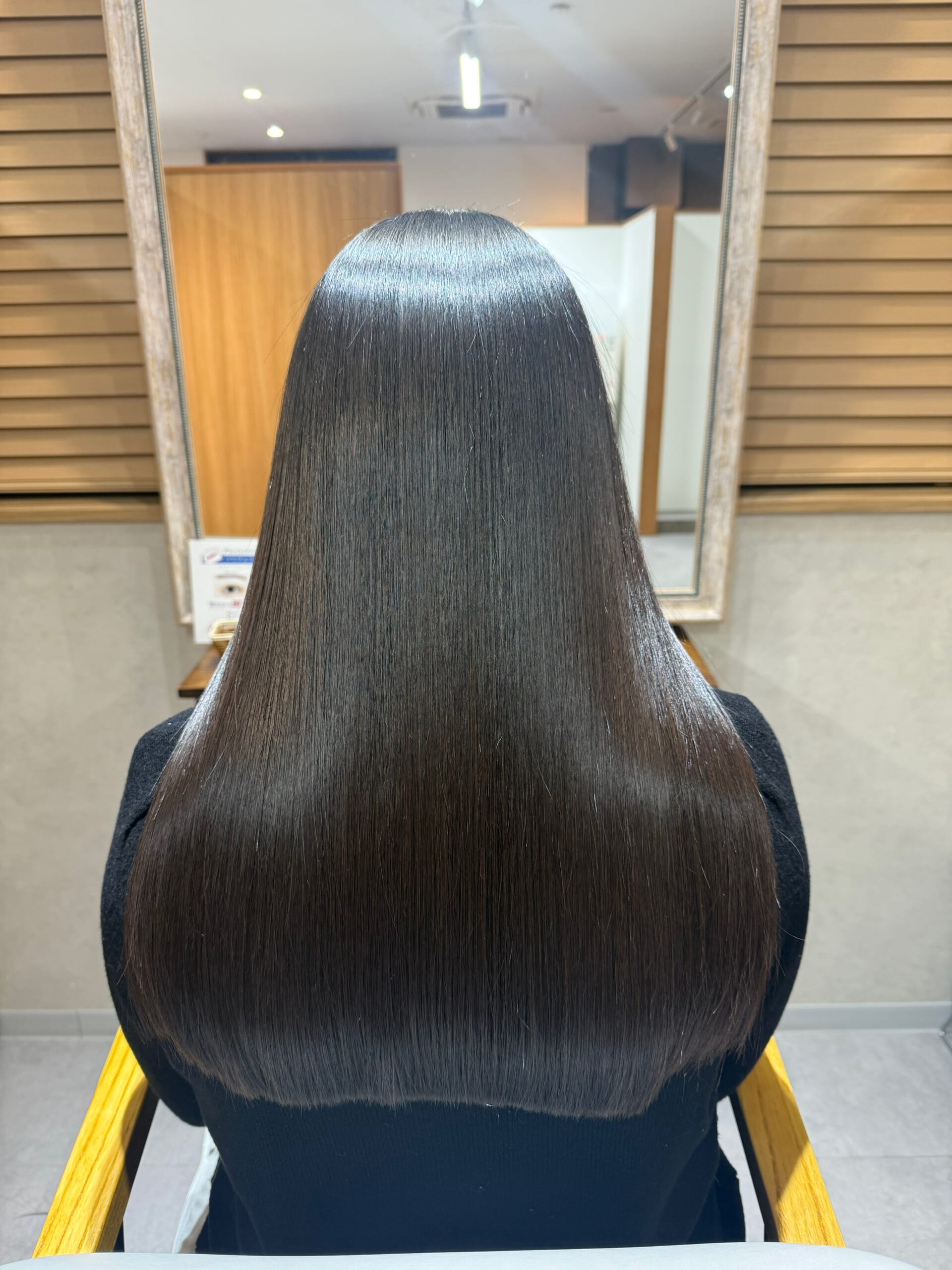髪質改善ヘアエステ施術後